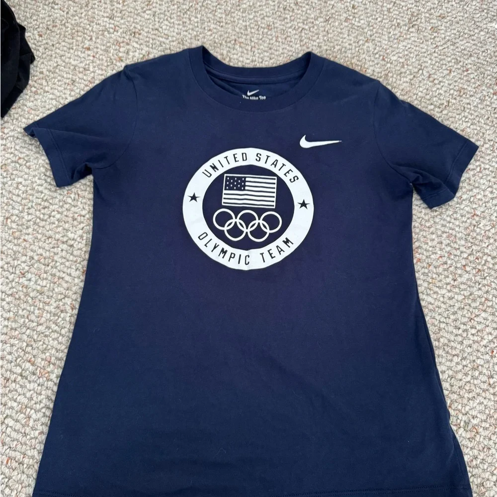 Nike Team USA Navy T-Shirt - Picture 1 of 3